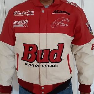 SOLD ELSEWHERE🏆 Nascar Bud Jeff Hamilton Jacket